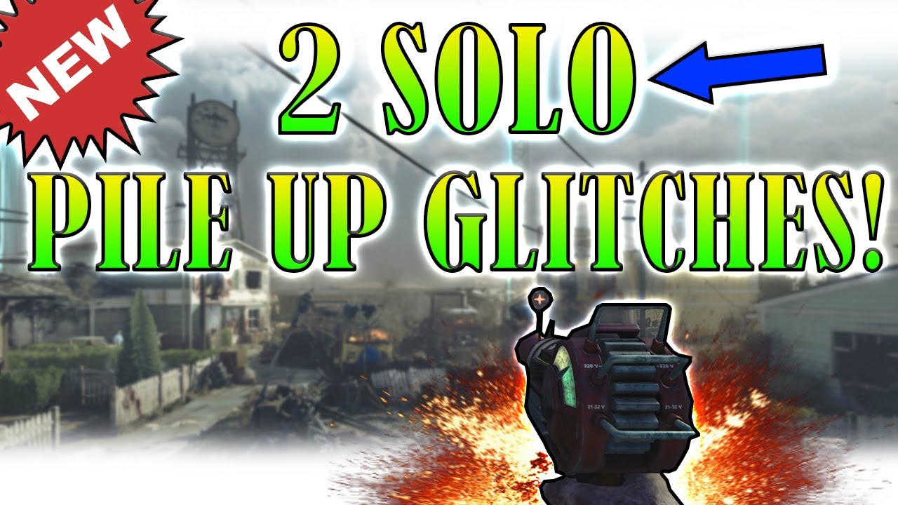 2 *NEW* SOLO PILE UP GLITCHES ON BLACK OPS 4 ZOMBIES!! BO4 GLITCHES! ALPHA OMEGA GLITCH!!