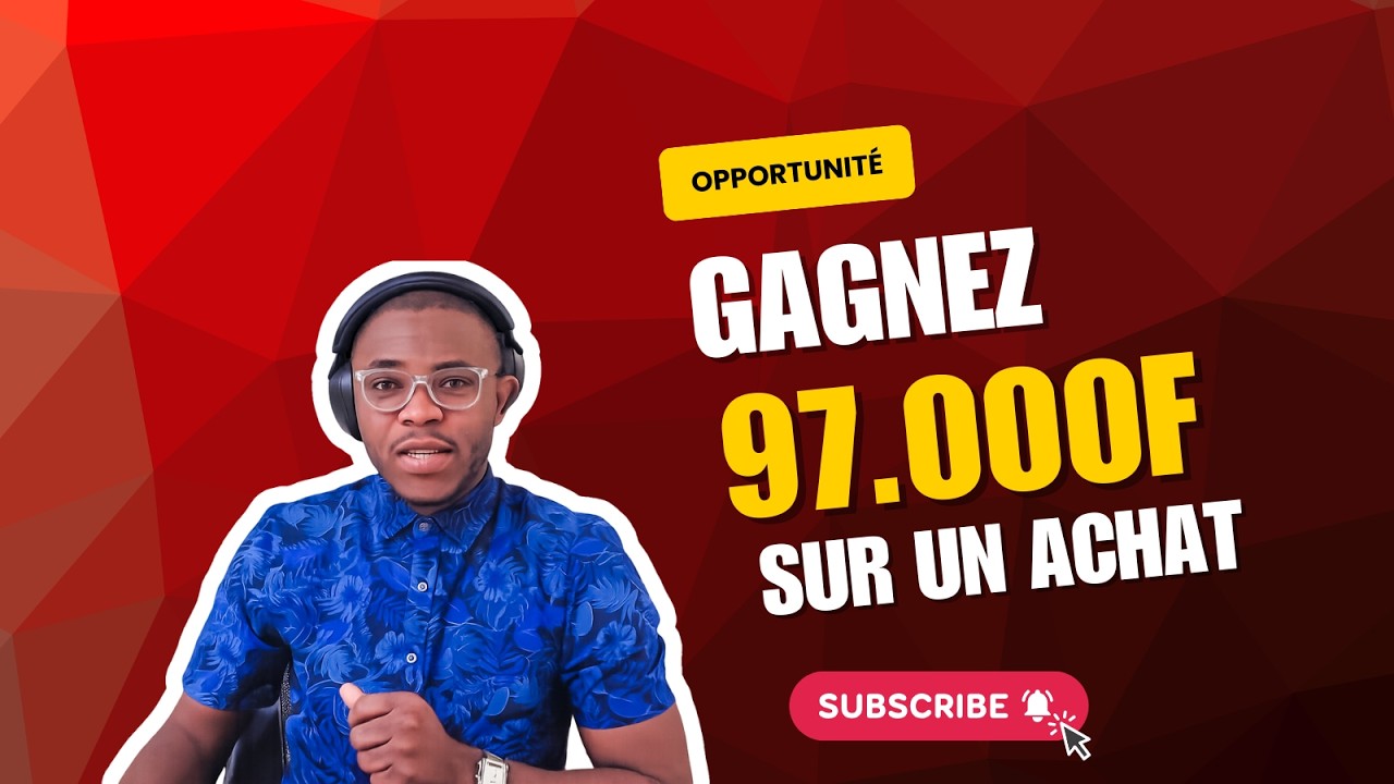 Une Opportunité unique à ne pas manquer🤩