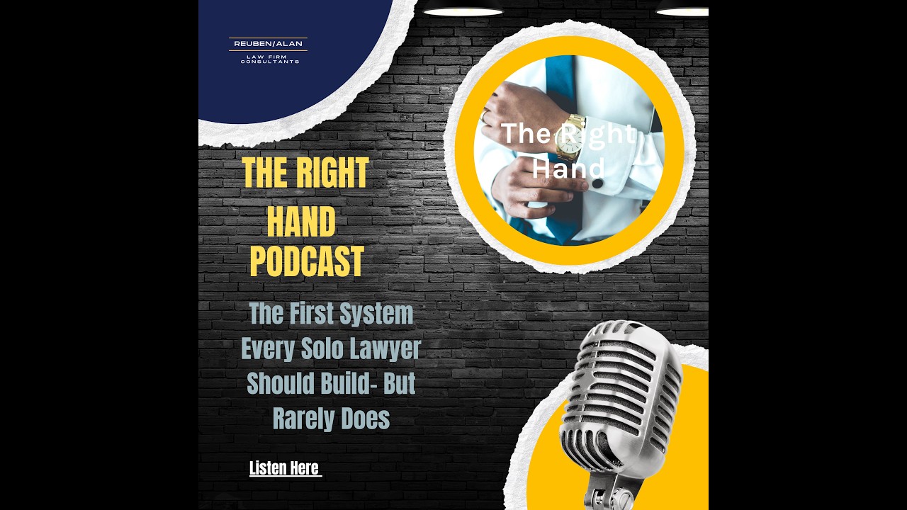 The First System Every Solo Lawyer Should Build, But Rarely Does