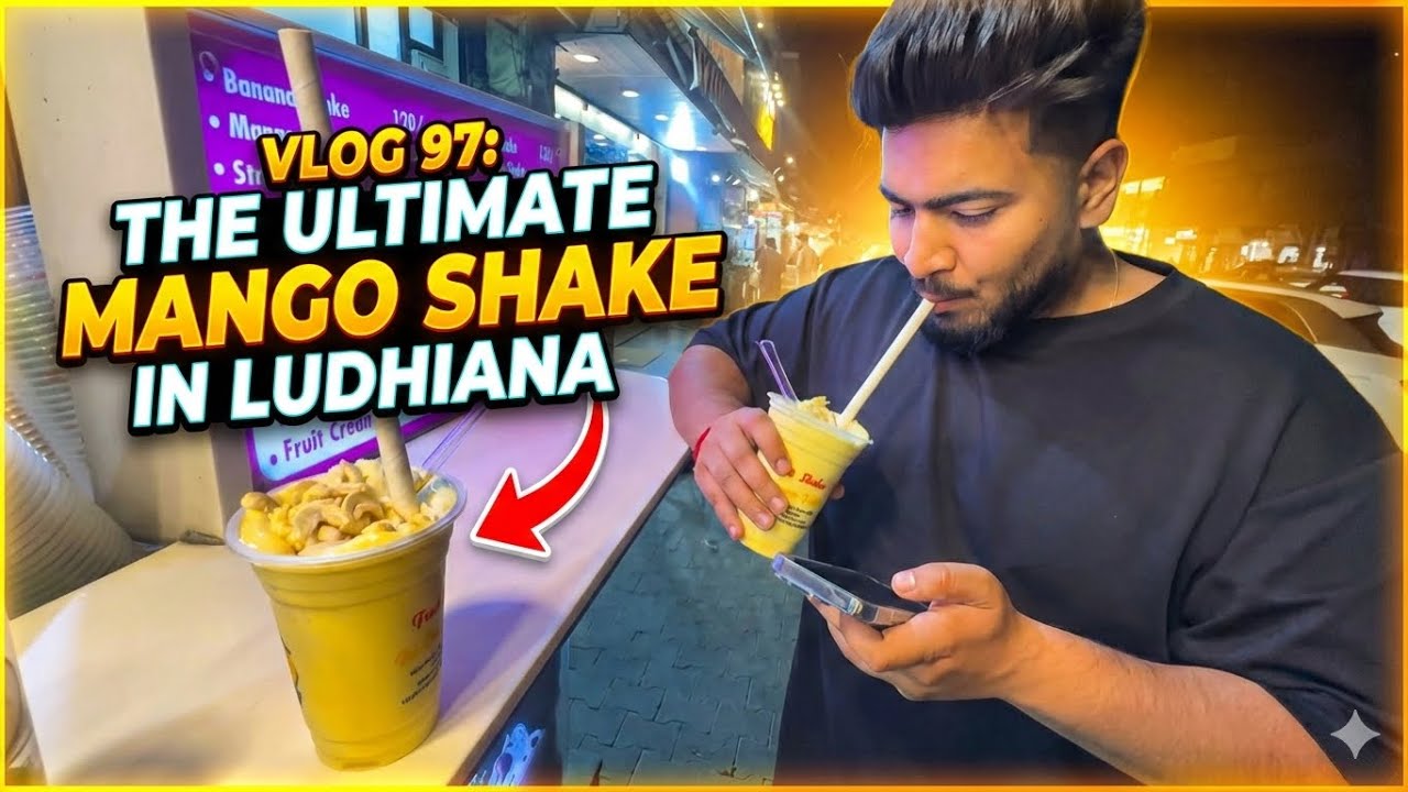 Ludhiana ka Best Mango Shake 🥭 (Jatin Bhai's Favorite) + Regular Normal Day | Vlog 97