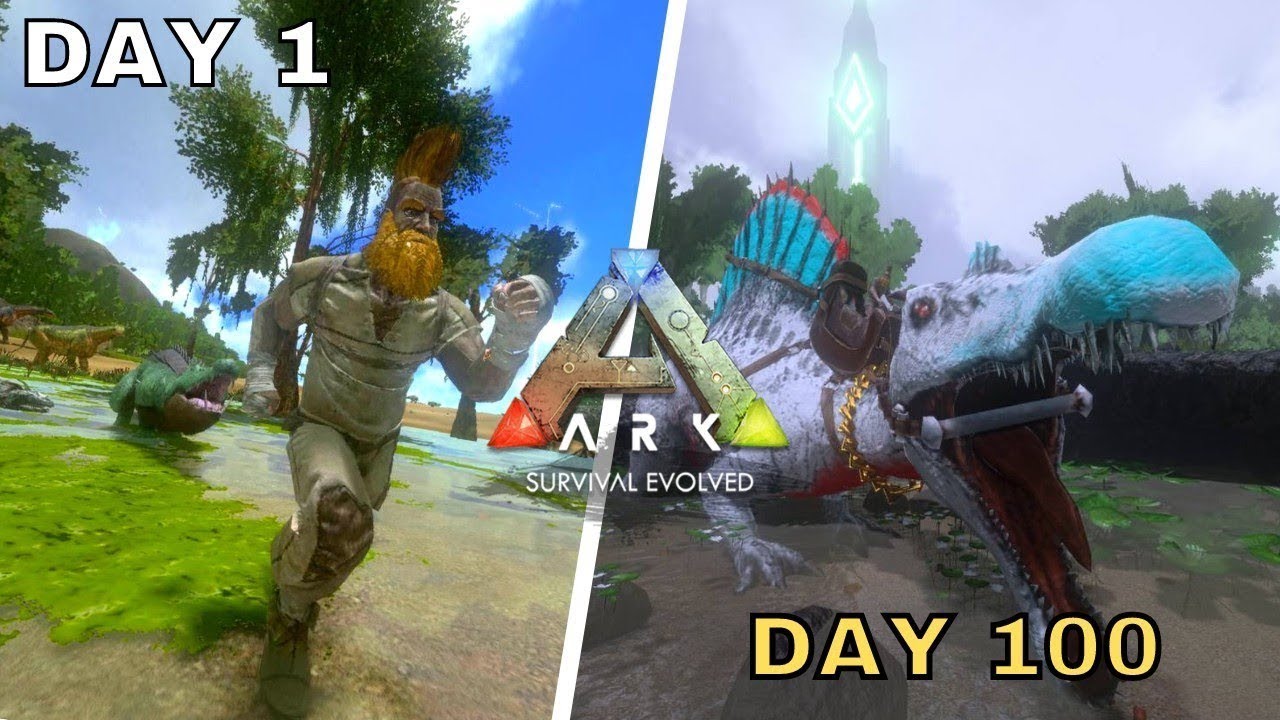 I SURVIVED 100 DAYS IN THE SWAMP HARDCORE| ARK MOBILE - DAY 20 TO 30 EP3-S5
