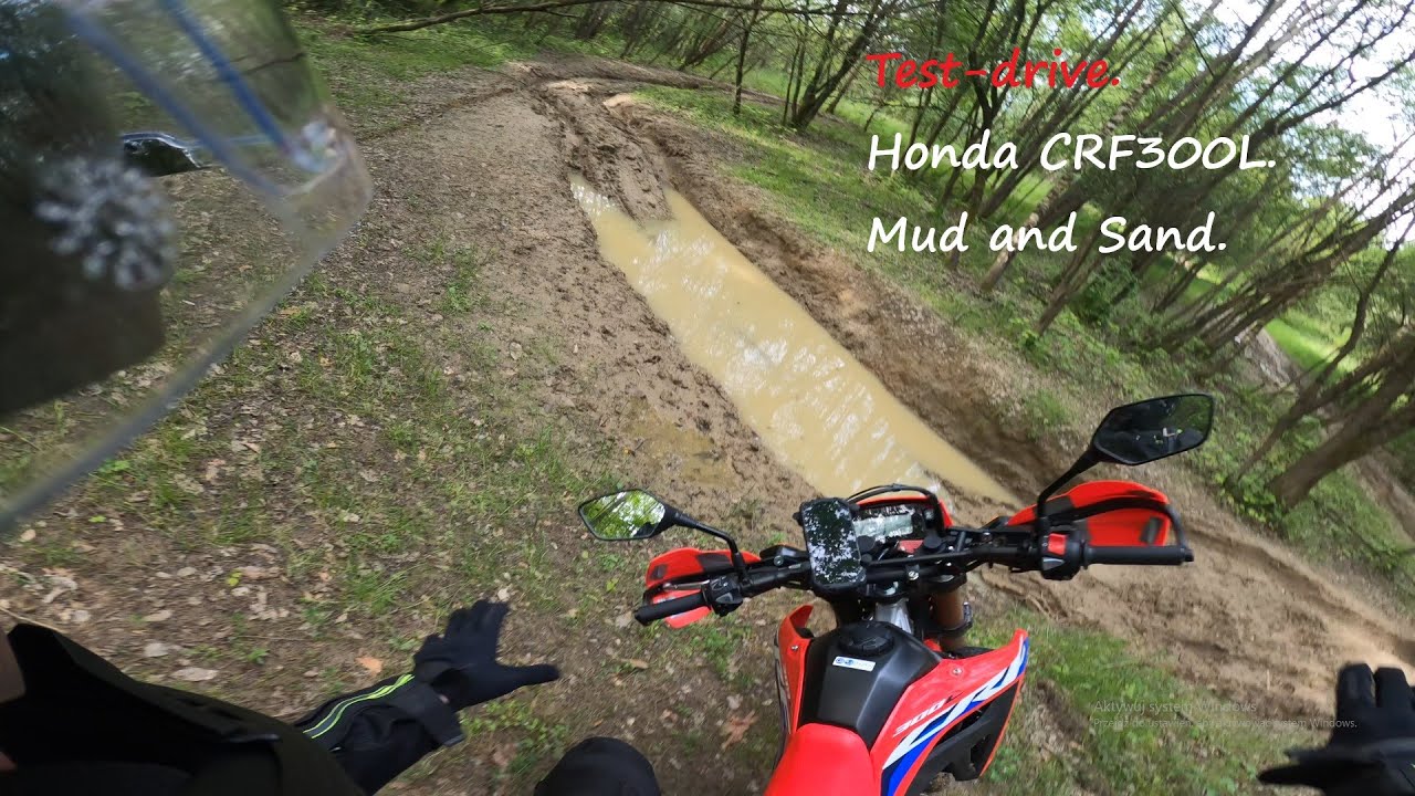 Тест-драйв. Honda CRF300L.Грязь и песок.