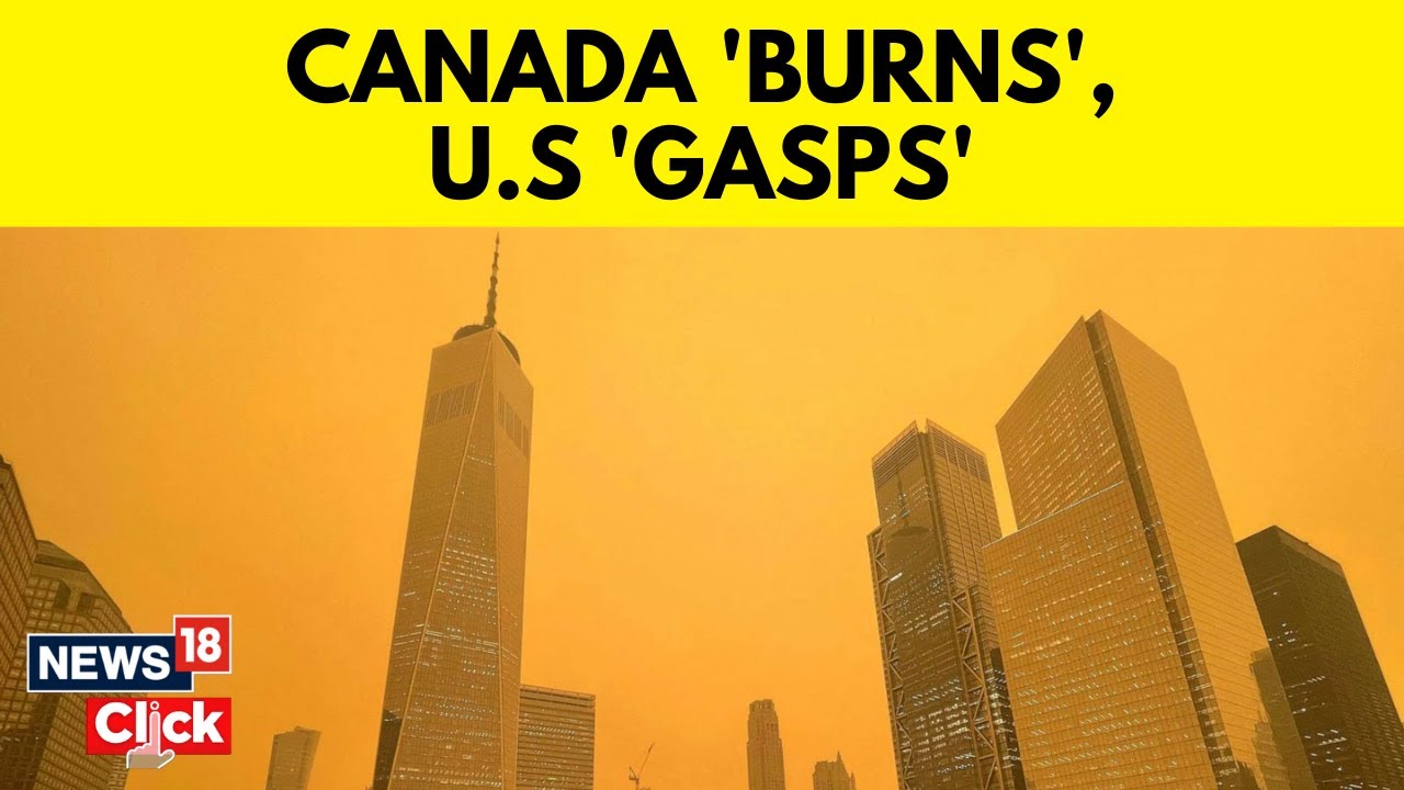 Canada Wildfires | Smoke From Canadian Wildfires Blankets New York | Canada Fires Today | News18