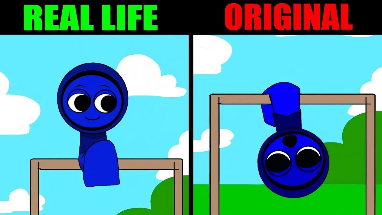 Best TikToks of Incredibox Sprunki | JEVIN play on the monkey bars | REAL LIFE vs ORIGINAL