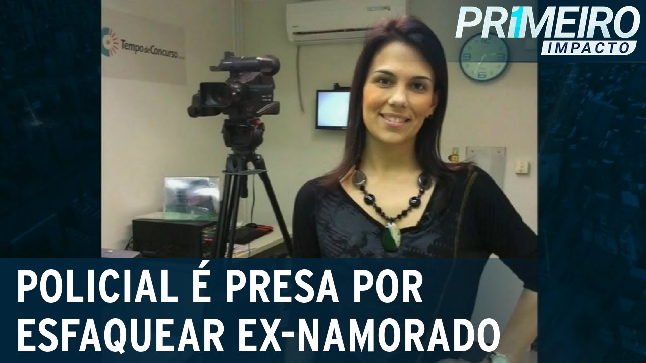 Policial é presa após furar pneus de carro e esfaquear ex-namorado | Primeiro Impacto (29/11/21)