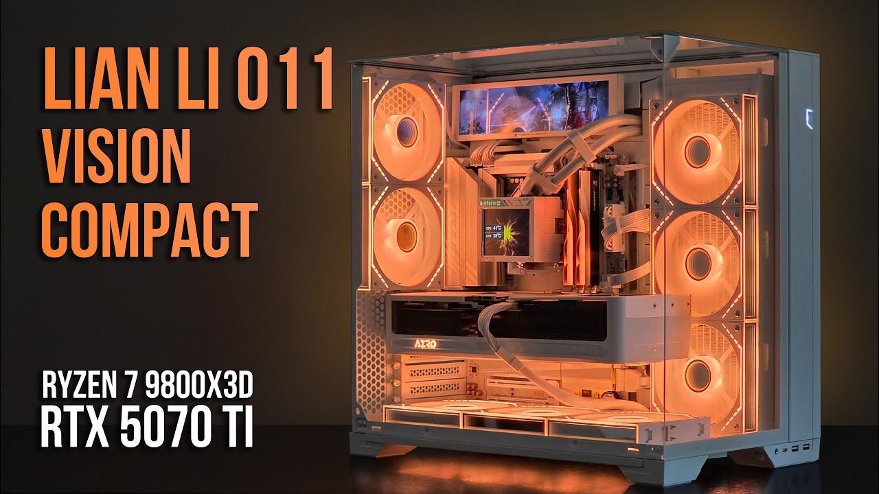 Игровой компьютер Lian Li Vision White ATX 2026 | Ryzen 7 9800X3D | RTX 5070 Ti