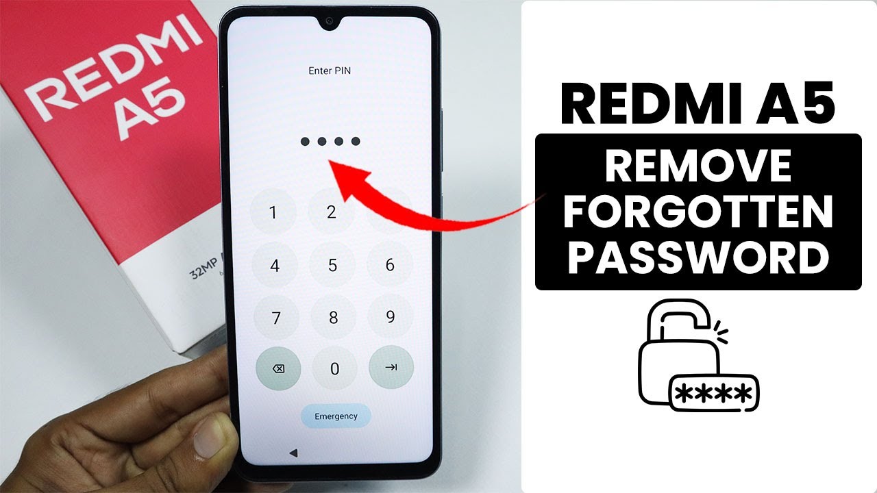 Redmi A5: Remove Forgotten Password, Pin or Pattern