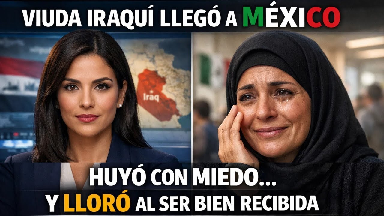 Viuda iraquí obligada a huir del país llegó a México con miedo… pero lloró cuando fue bien recibida
