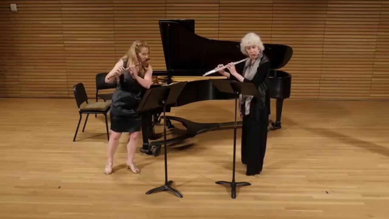 Amy Porter, Leone Buyse  Kuhlau Duo Op. 102 #2 Mvt. 1