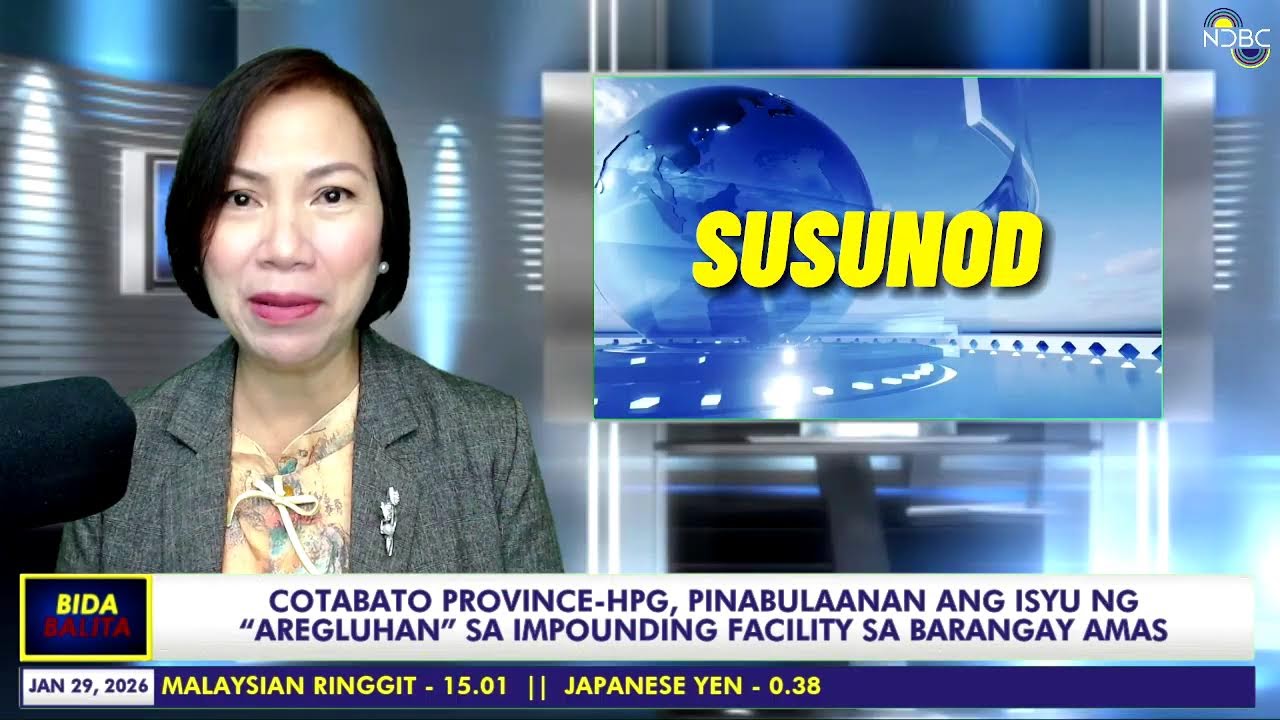 NDBC Bida Balita DATE: January 29, 2026 HOST: Grace Vergara-Tanghal TIME: 7:00AM-7:45AM