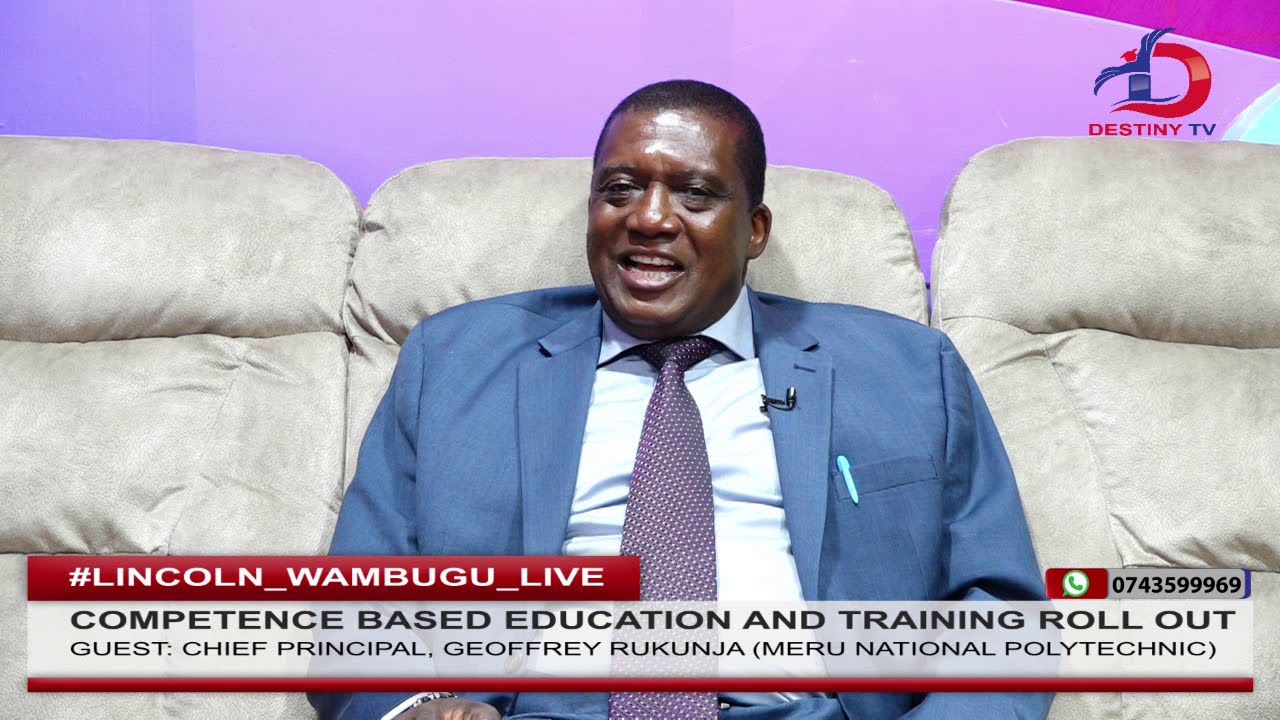 Mr. Geofrey Rukunja, OGW. MIHRM, Chief Principal The Meru National Polytechnic