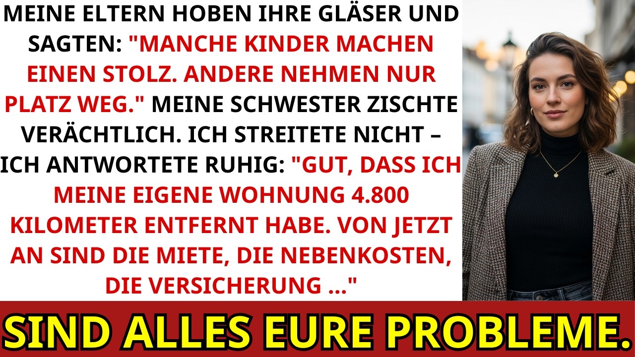 Meine Eltern spottetenManche Kinder machen einen stolz, andere nehmen nur Platz ein… Alle lachten