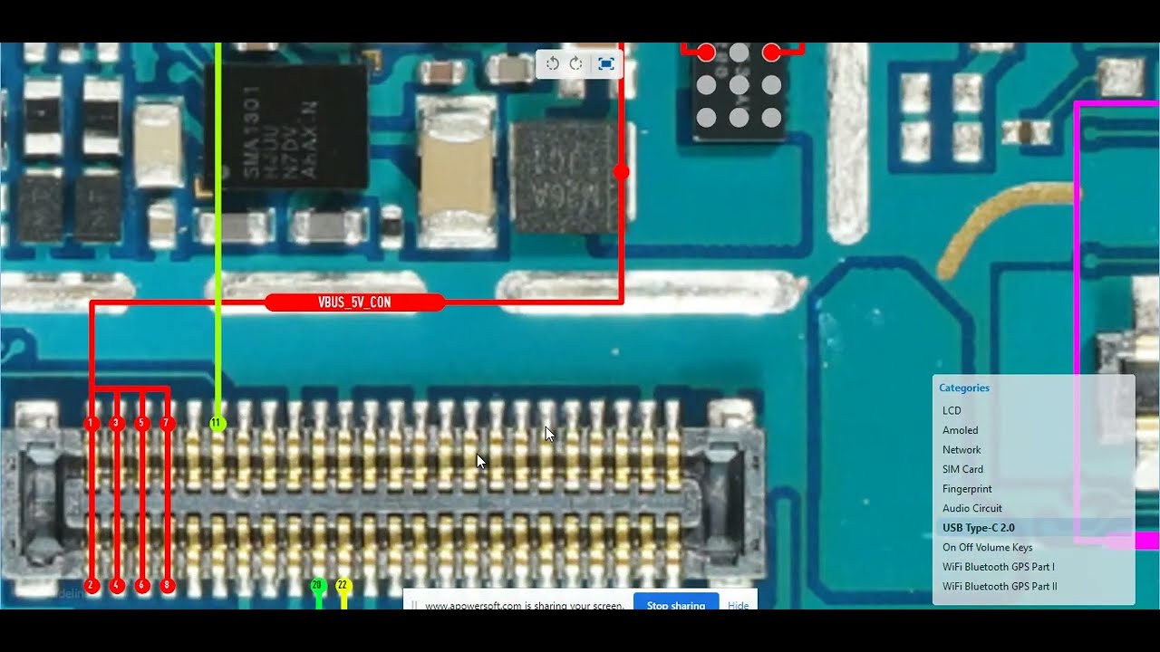 SAMSUNG A20 CHARGING & USB DATA PIN CONNECTION