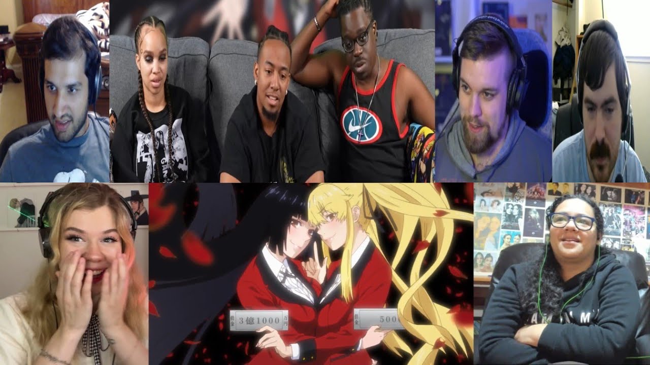 KAKEGURUI EPISODE 5  REACTION MASHUP