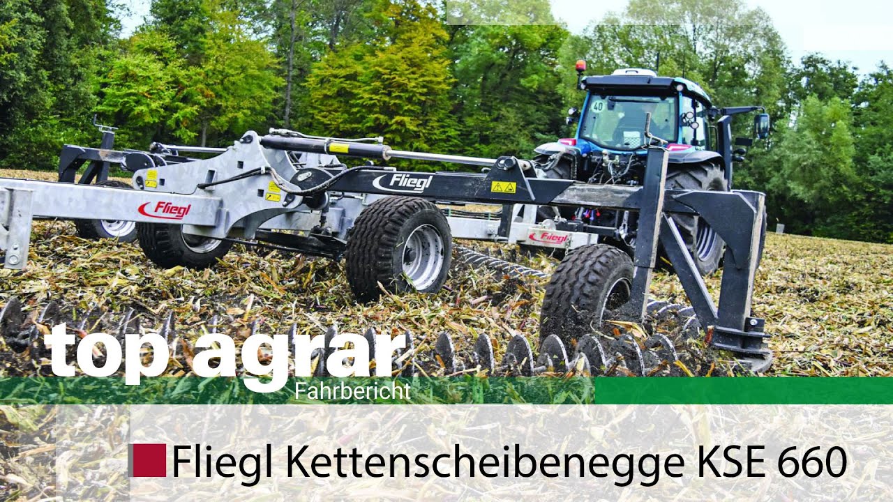 Fliegl Kettenscheibenegge KSE 660 im top agrar-Fahrbericht