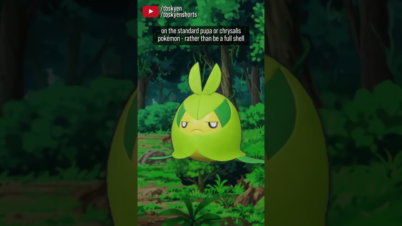 Sewaddle is a genuinely kinda fresh take on the three-stage bug | #pokemon