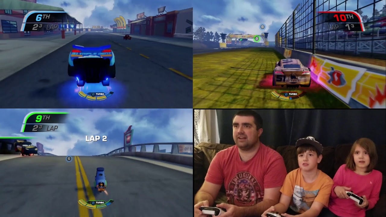 Leland and Leanna vs Daddy in Cars 3 Driven to Win- Daddy Quits!!