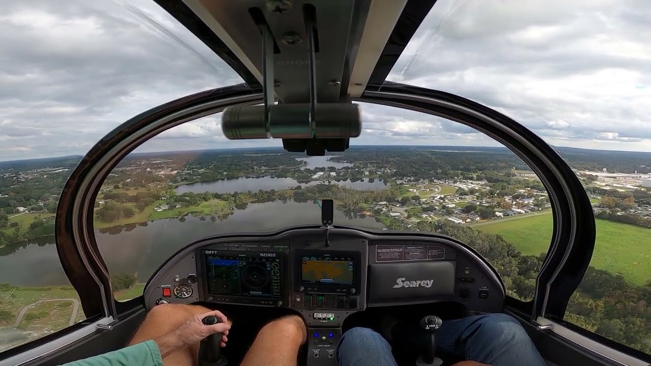 Searey Elite SLSA Seaplane Landing