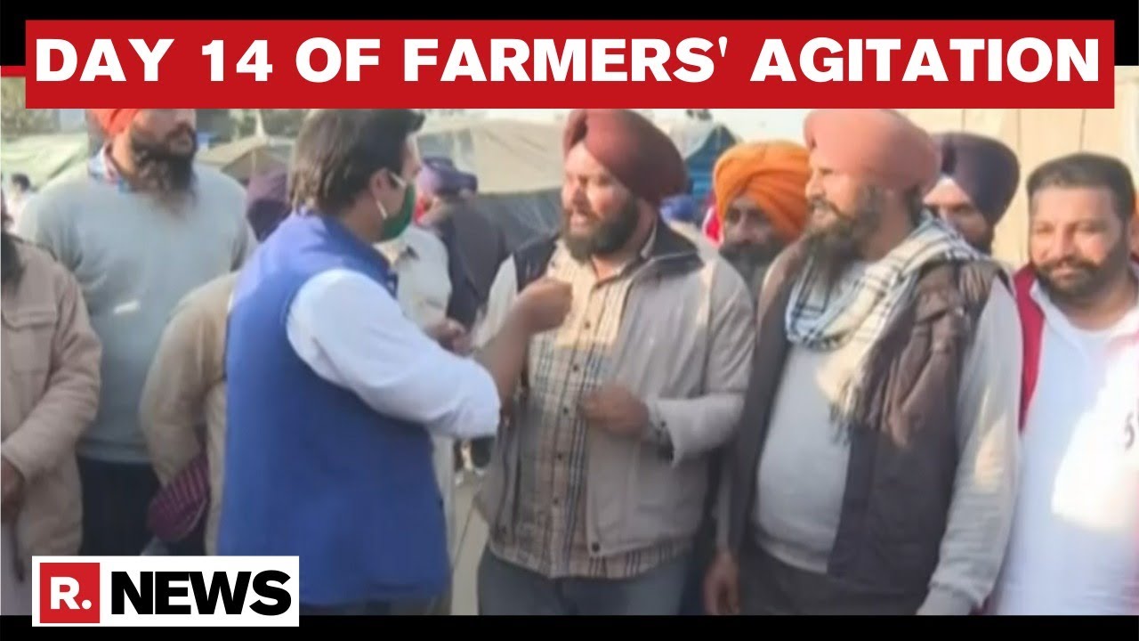 Farmers' Agitation Enters Day 14, Protests Continue At Singhu Border | Republic TV's Report