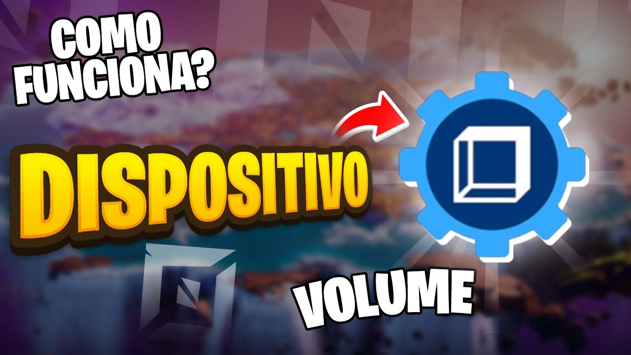 Como USAR o dispositivo VOLUME no Fortnite Criativo!!