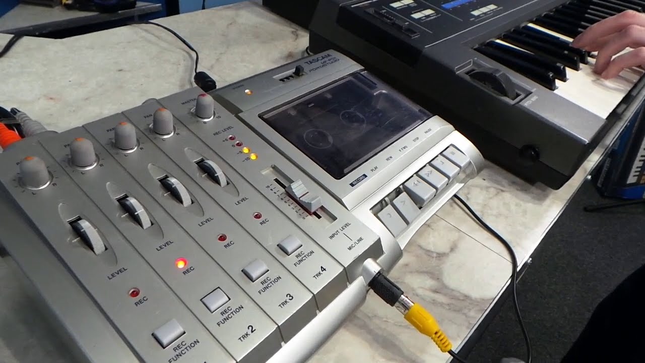 Как работает олдскульная многодорожечная запись. Tascam 4-трек
