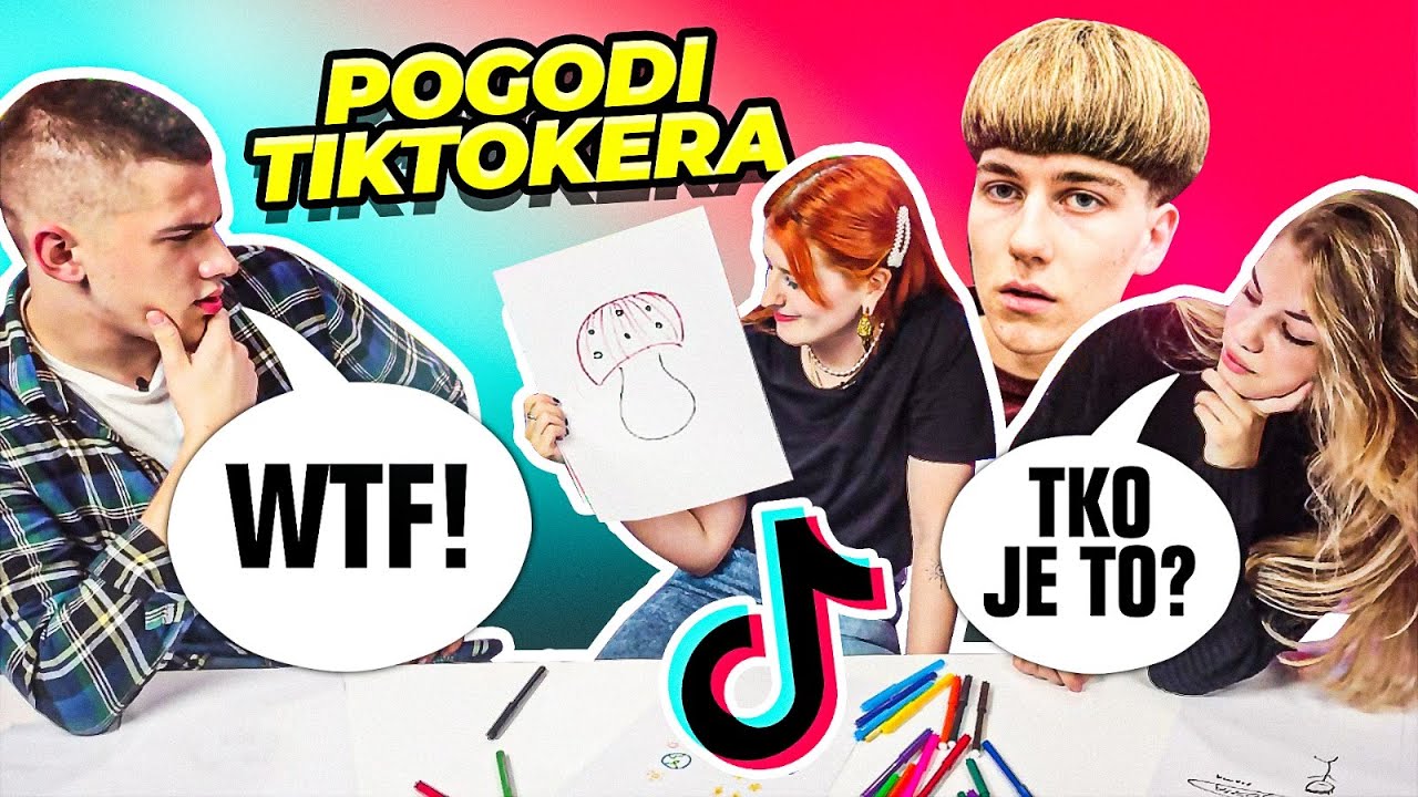 PREPOZNAJ BALKANSKOG TIKTOKERA PREMA CRTEŽU! #3 | *grozno crta&scaron;* | Alen, Lucija & Ridziy