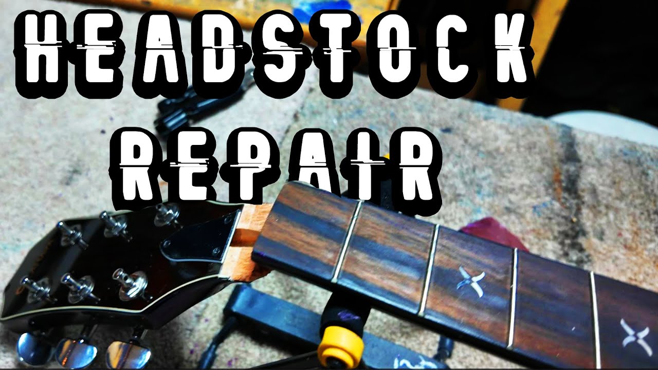 How to Repair a Broken Headstock on a Guitar!