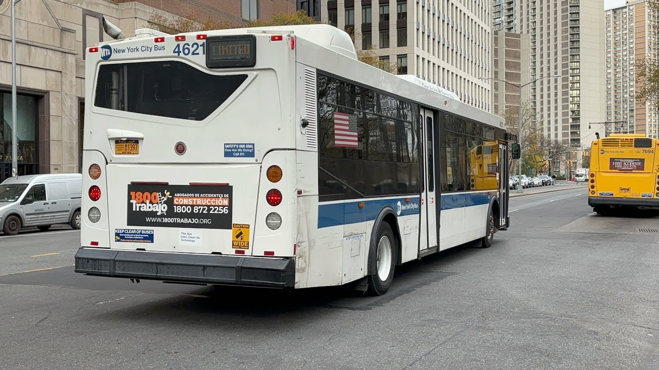 B25, B26, B38, B41, B45, B52, B54, B57, B61, B62, B65, B67 & B103 Bus Action in Downtown Brooklyn.
