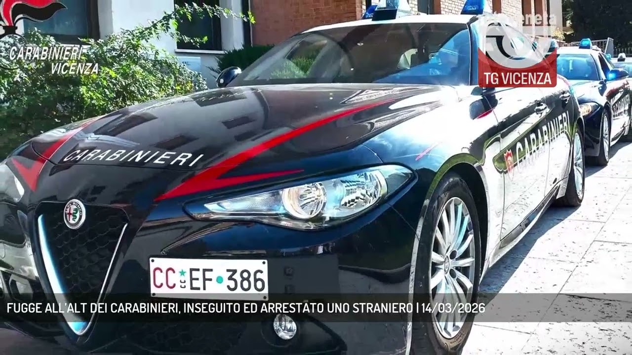 FUGGE ALL’ALT DEI CARABINIERI, INSEGUITO ED ARRESTATO UNO STRANIERO | 14/03/2026