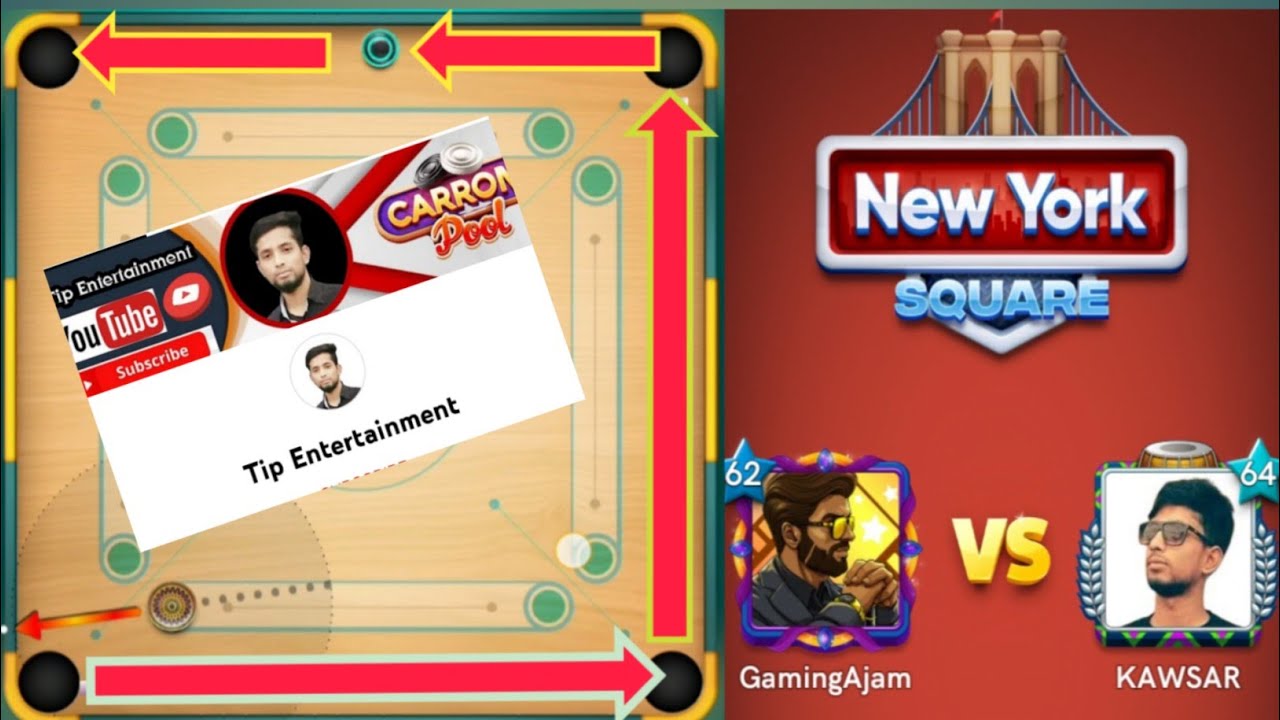 unbelievable indirect shot 🎯\\carrompoolajam//#Gamingajam#miniclip