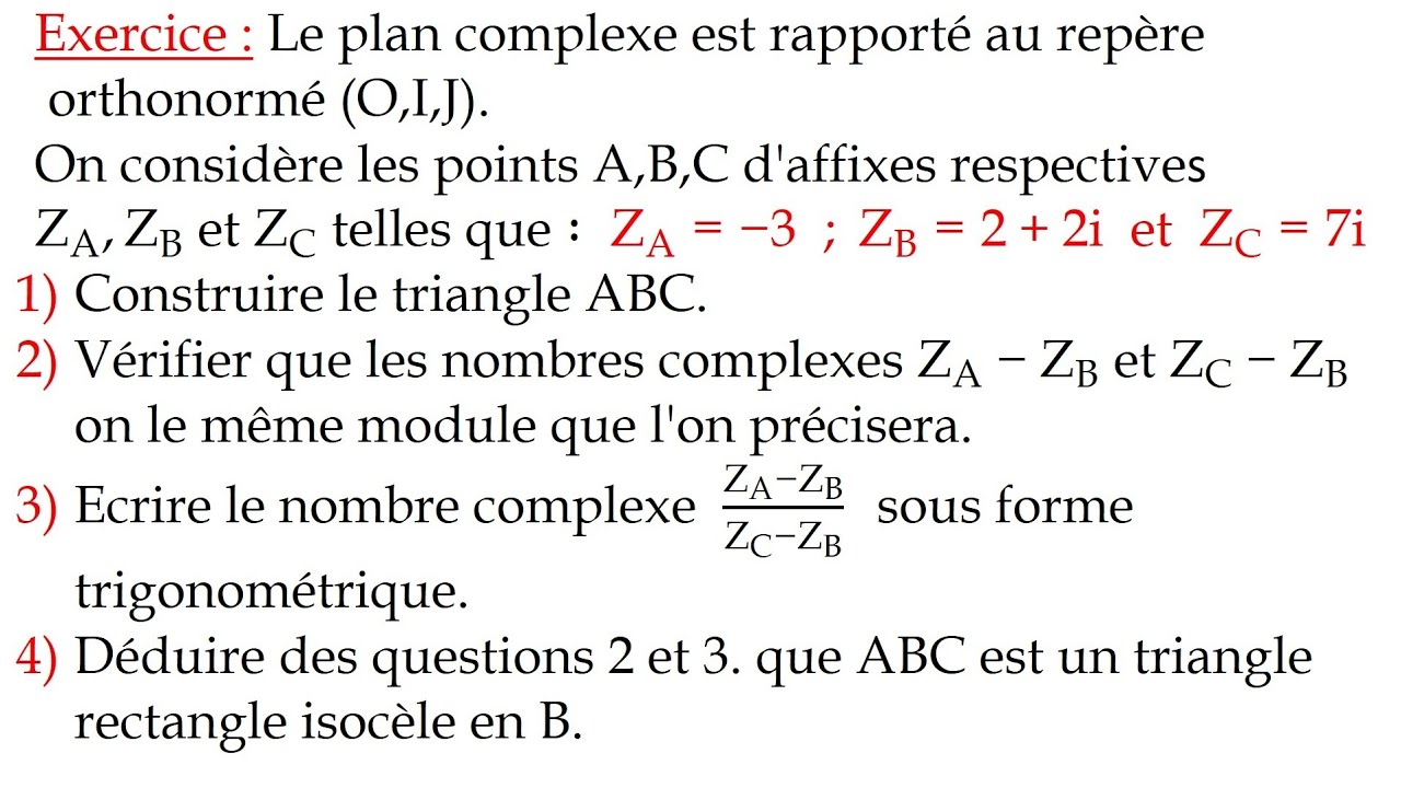 Exercice type Bac - Nombres complexes & Similitudes | Terminale maths 