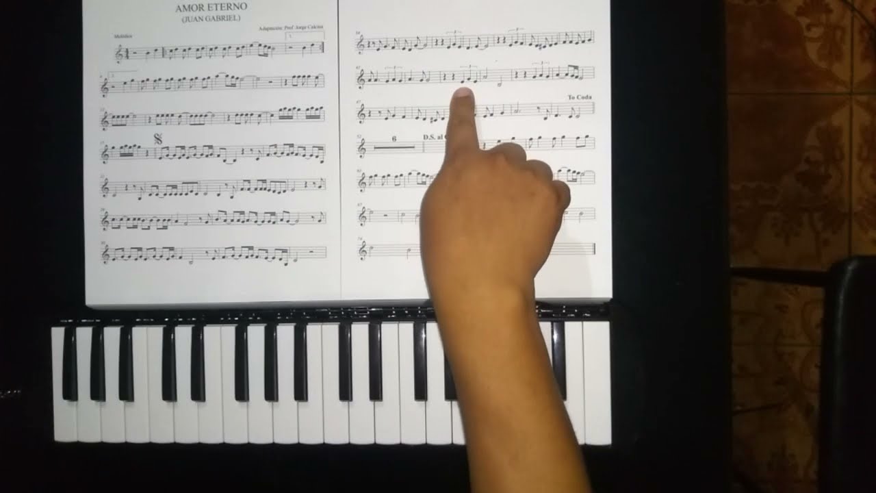 AMOR ETERNO en melódica 💖