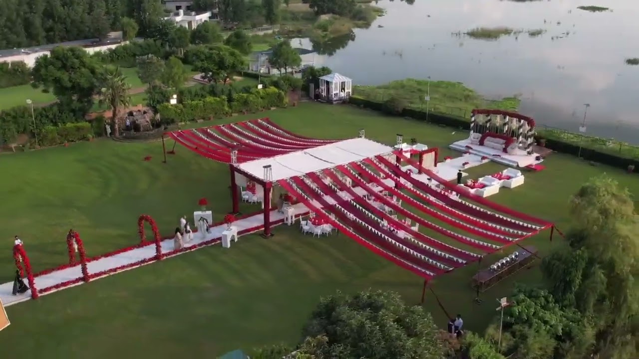 Rawal MarQuee Islamabad bani gala barat red theme event 