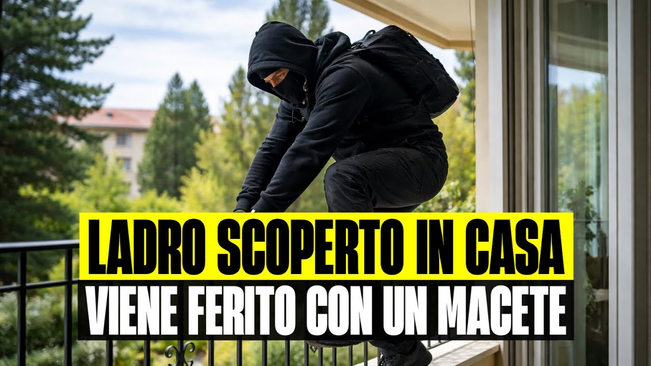 ULTIM’ORA LADRO VIENE SCOPERTO IN CASA DAL PROPRIETARIO CHE LO FERISCE CON UN MACETE- SALERNO