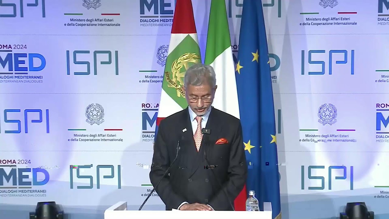 Speaking at the Rome Mediterranean Dialogues 2024. 25&nbsp;November&nbsp;2024