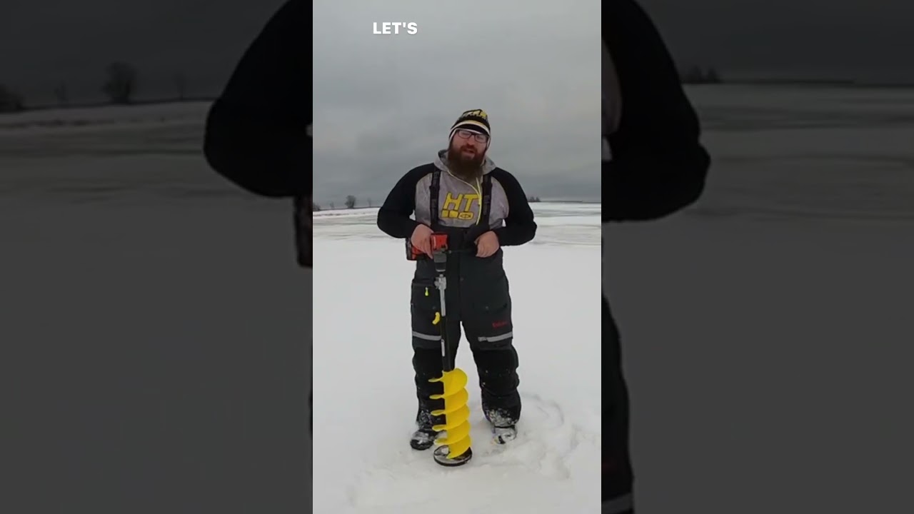 Rip Through the Ice with the 8&rdquo; E-Drill‼️🎥Video Credit: HT Field Staff Justin Miller #auger #ice