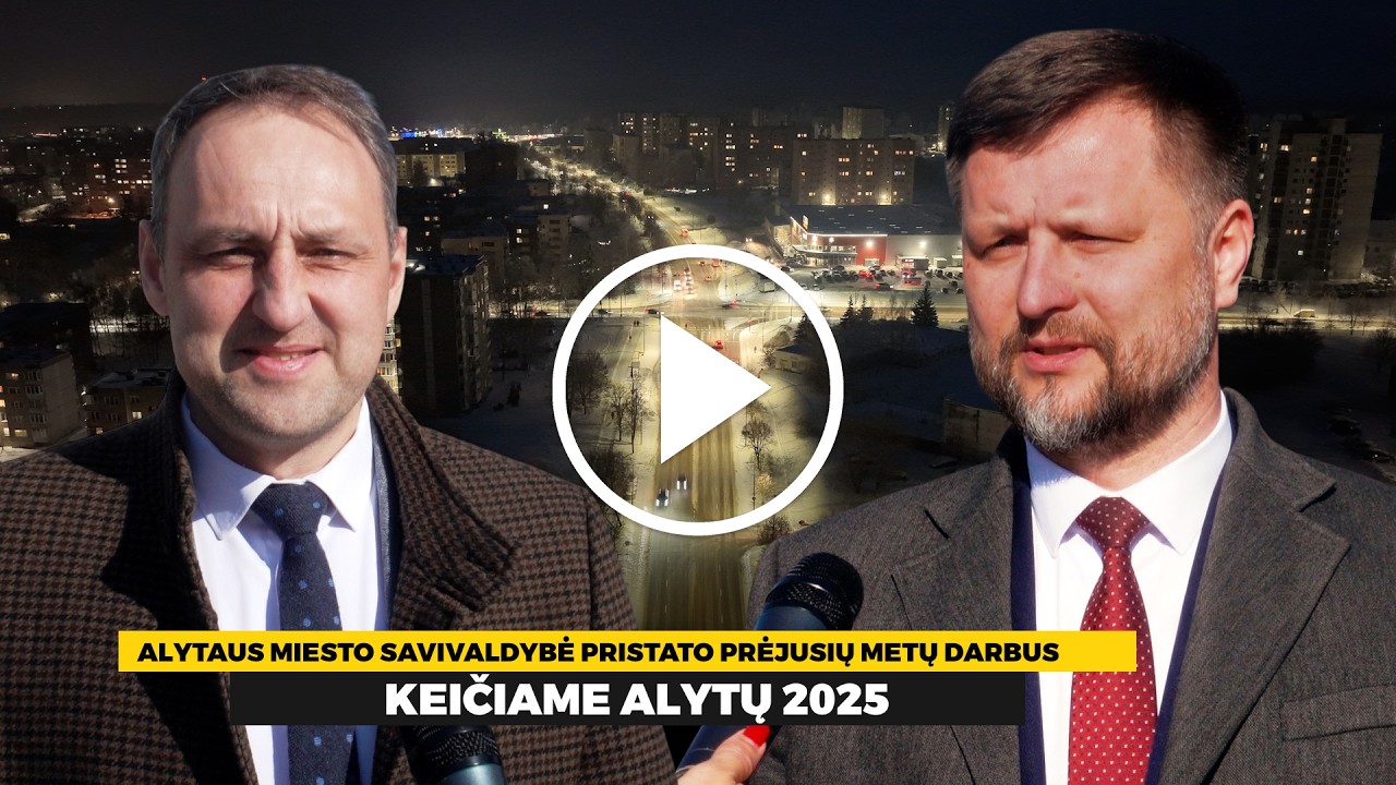 Alytaus miesto savivaldybė pristato praėjusių metų darbus