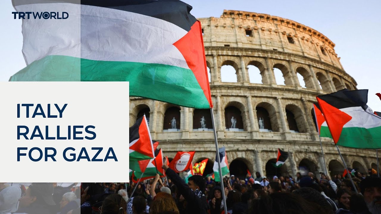 Protesters across Italy demand govt cut ties with Israel