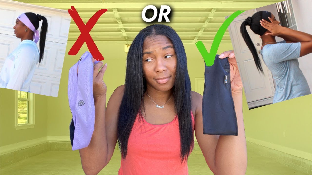 I TRIED THESE FITNESS HEADBANDS TO SEE IF THEY KEEP AWAY SWEAT FROM MY EDGES/ GYMWRAP VS DRI SWEAT