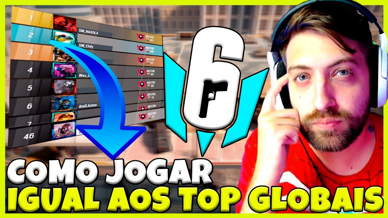 🔥 JOGUE AGORA COMO os TOP GLOBAIS do RAINBOW SIX: MOBILE!