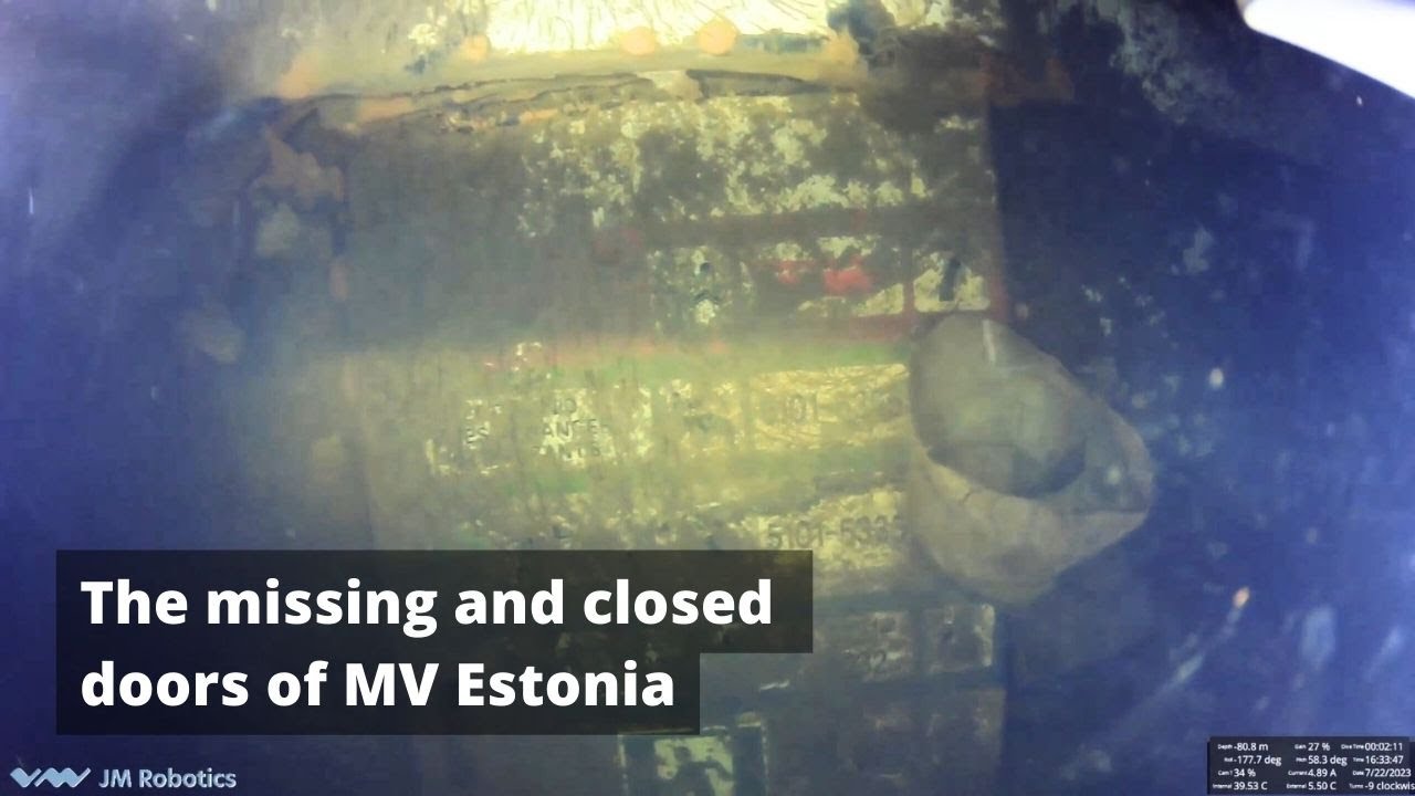 Estonia - The car deck of MV Estonia