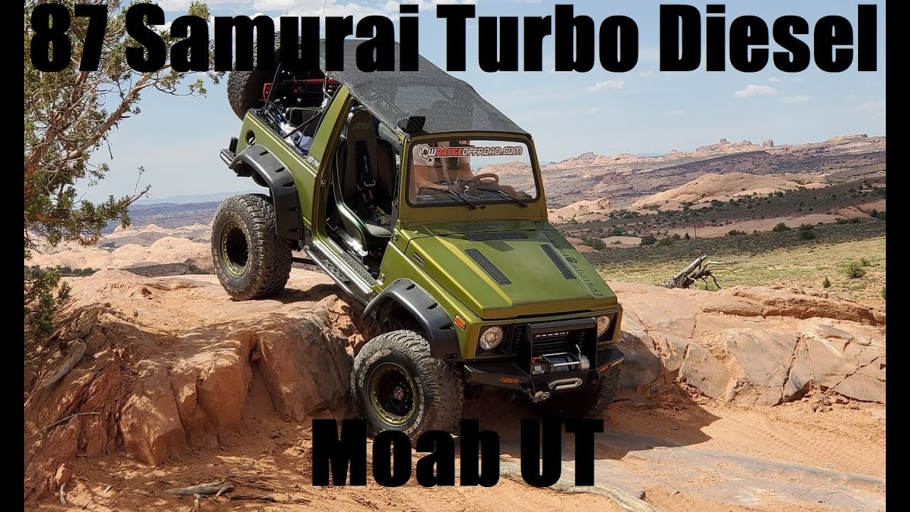 Samurai 4x4 VW Turbo Diesel running Moab UT