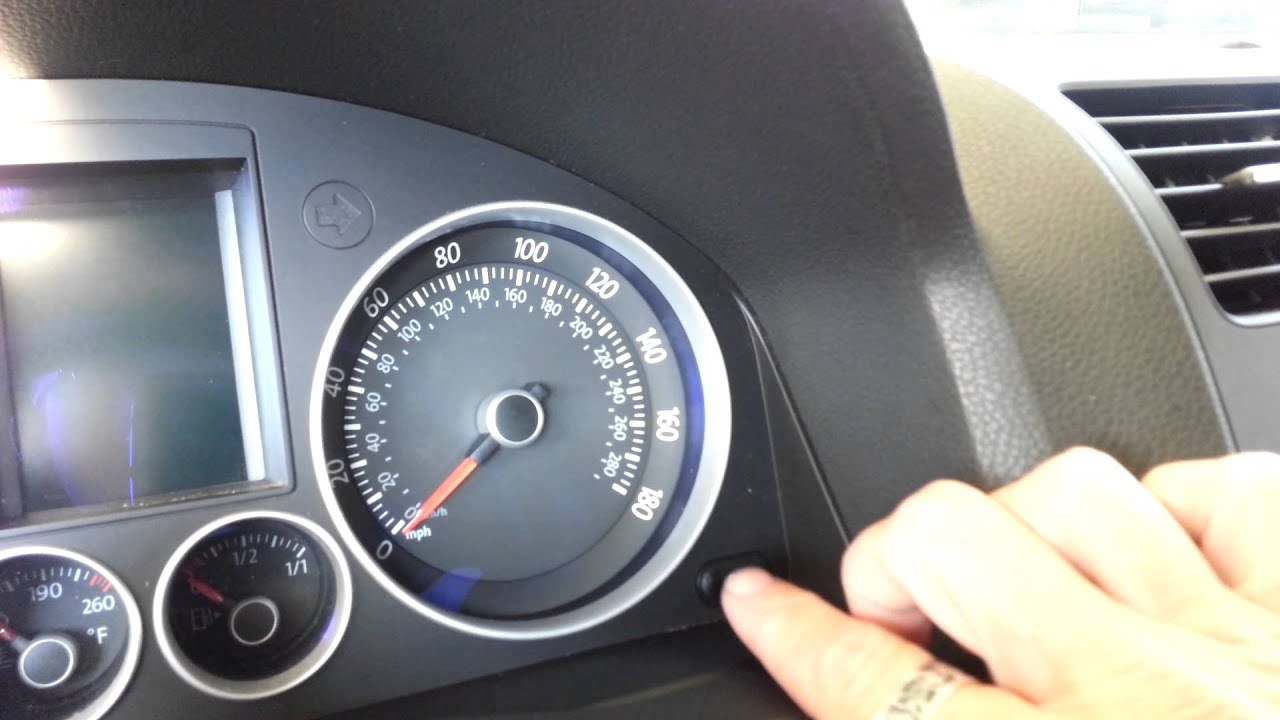 How To Reset Service Reminder Interval: GTI MkV