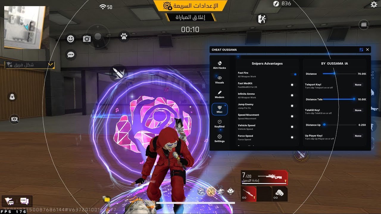 FREE PANEL  OB51 GRATIS FF ALL POLL ENEMY SAFE 100% LIFETIME 🎁| ANTI BAN 100 ✅|CHEAT OUSSAMA