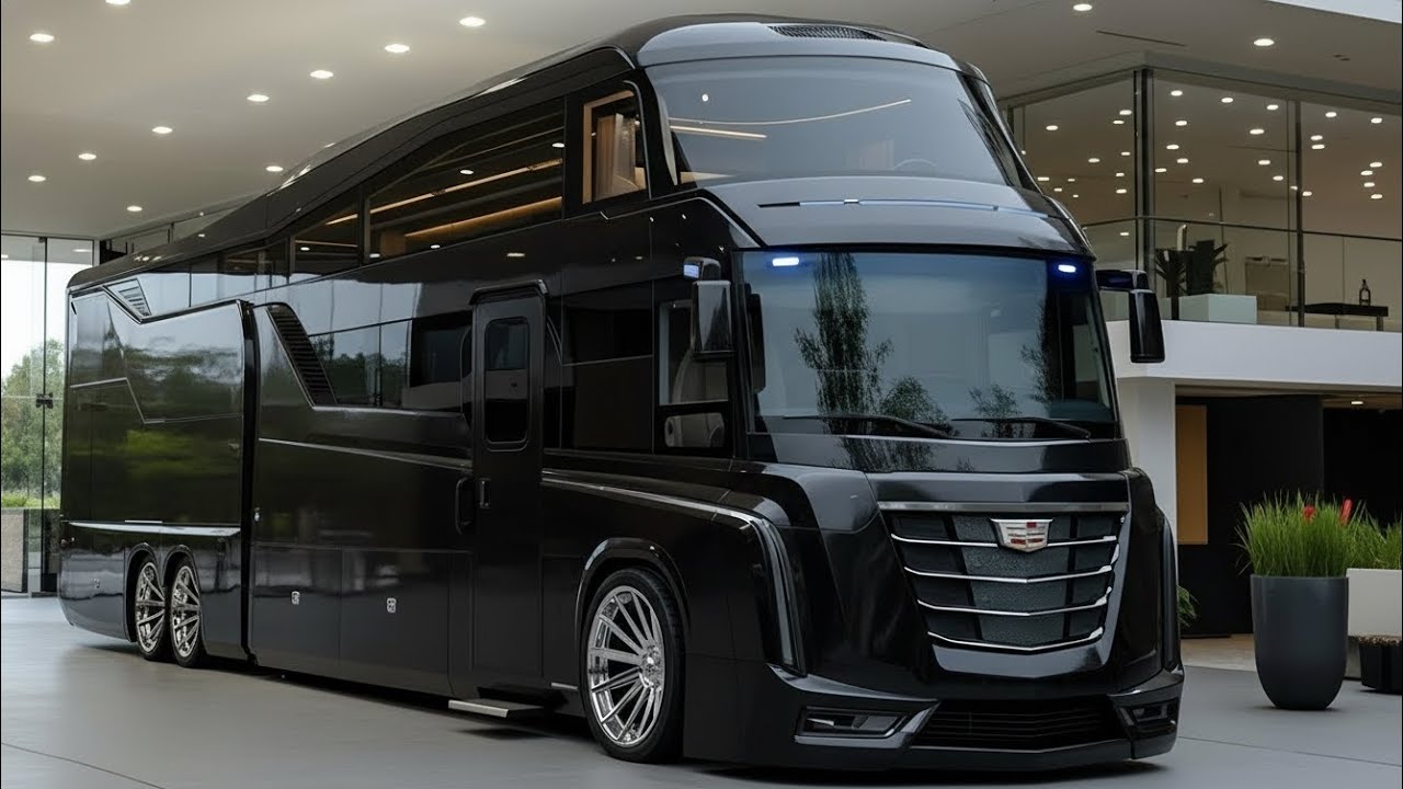 Автодом Cadillac Sky Lounge 2026 года – самый роскошный автодом будущего.