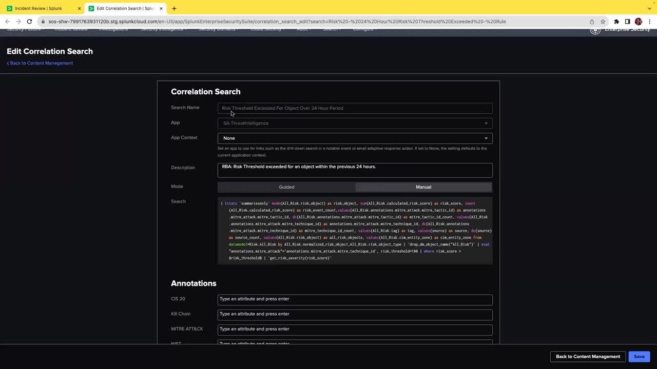 SIEM in Seconds - Streamline Investigations with Splunk Enterprise Security
