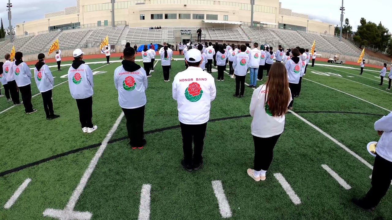 PCC Tournament of Roses Honor Band 2022 Mellophone Head cam (Bandfest Rehearsal 12/29/21)