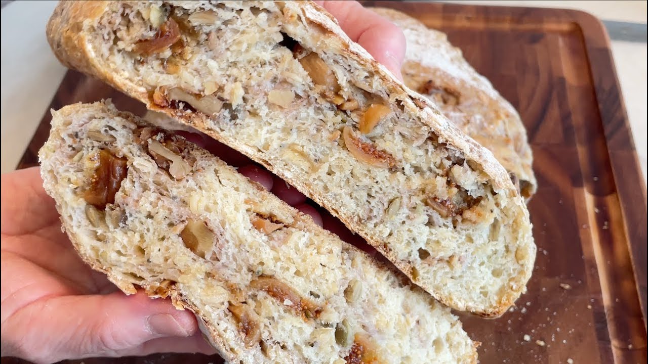 Slow Winter Baking | Fig, Walnut & Multigrain Rustic Bread