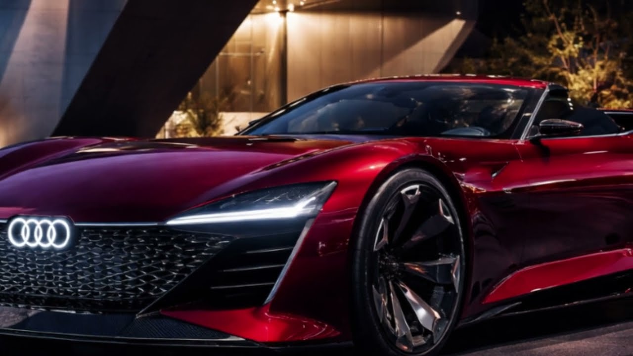 Audi Skysphere – The Shape-Shifting Electric Supercar!