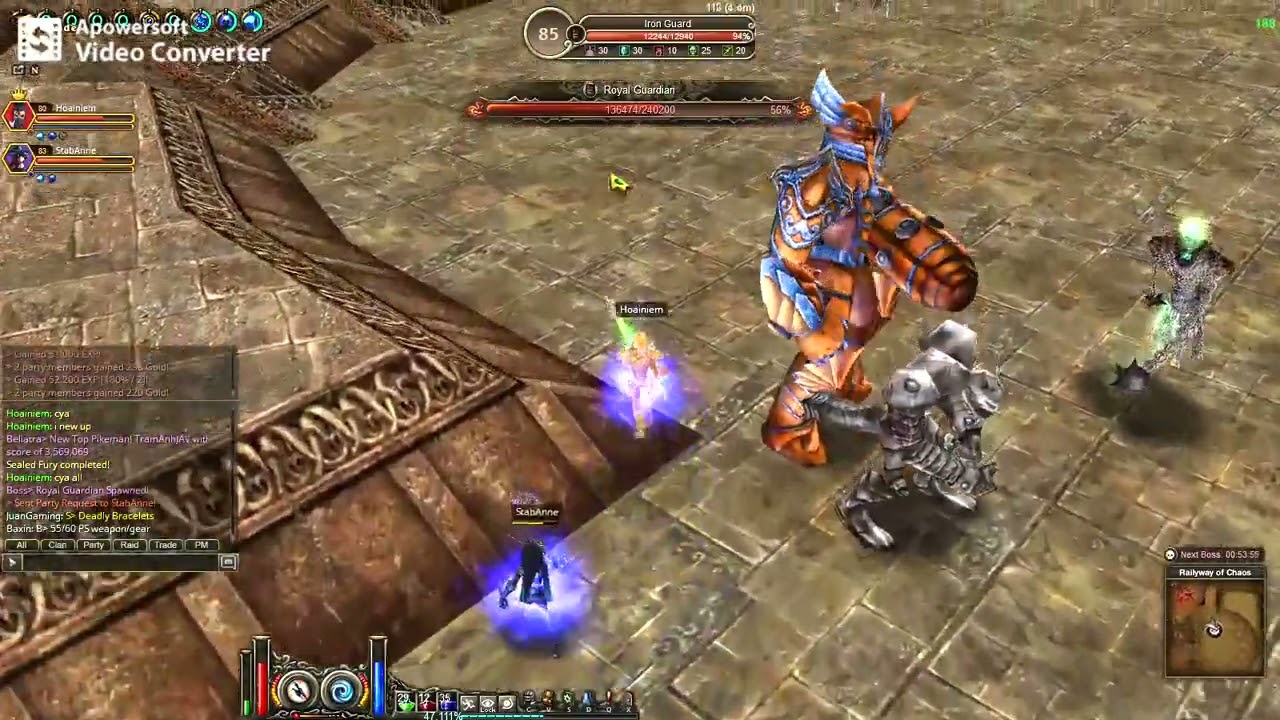 Pristontale EU Pikeman lv 80 and boss Iron1 solo
